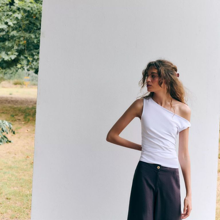Pantalón Recto Fluido Niña Mango Kids