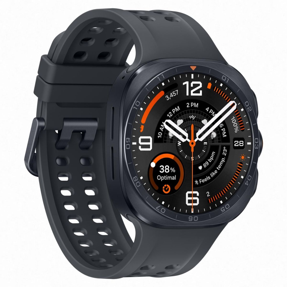SAMSUNG - Samsung Galaxy Watch Ultra2 (LTE, 47mm) Titanium Black