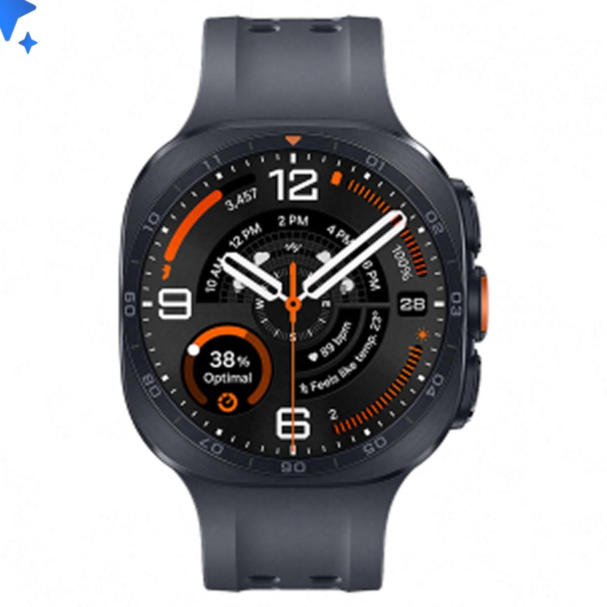 SAMSUNG - Samsung Galaxy Watch Ultra2 (LTE, 47mm) Titanium Black