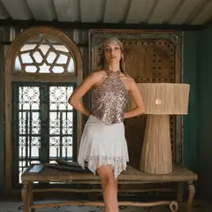 CARO CRIADO - Top Brillos Mujer