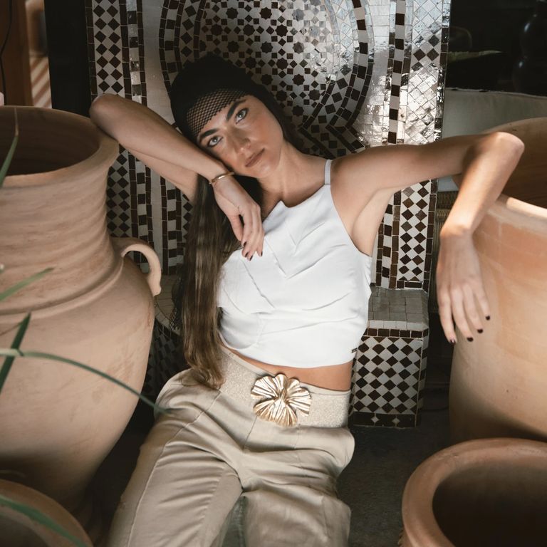 Top Asimetrico Mujer