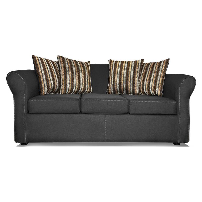 COMERCIALIZADORA ELEGANT DETAIL Sofa 3 Cuerpos Marcus Gris