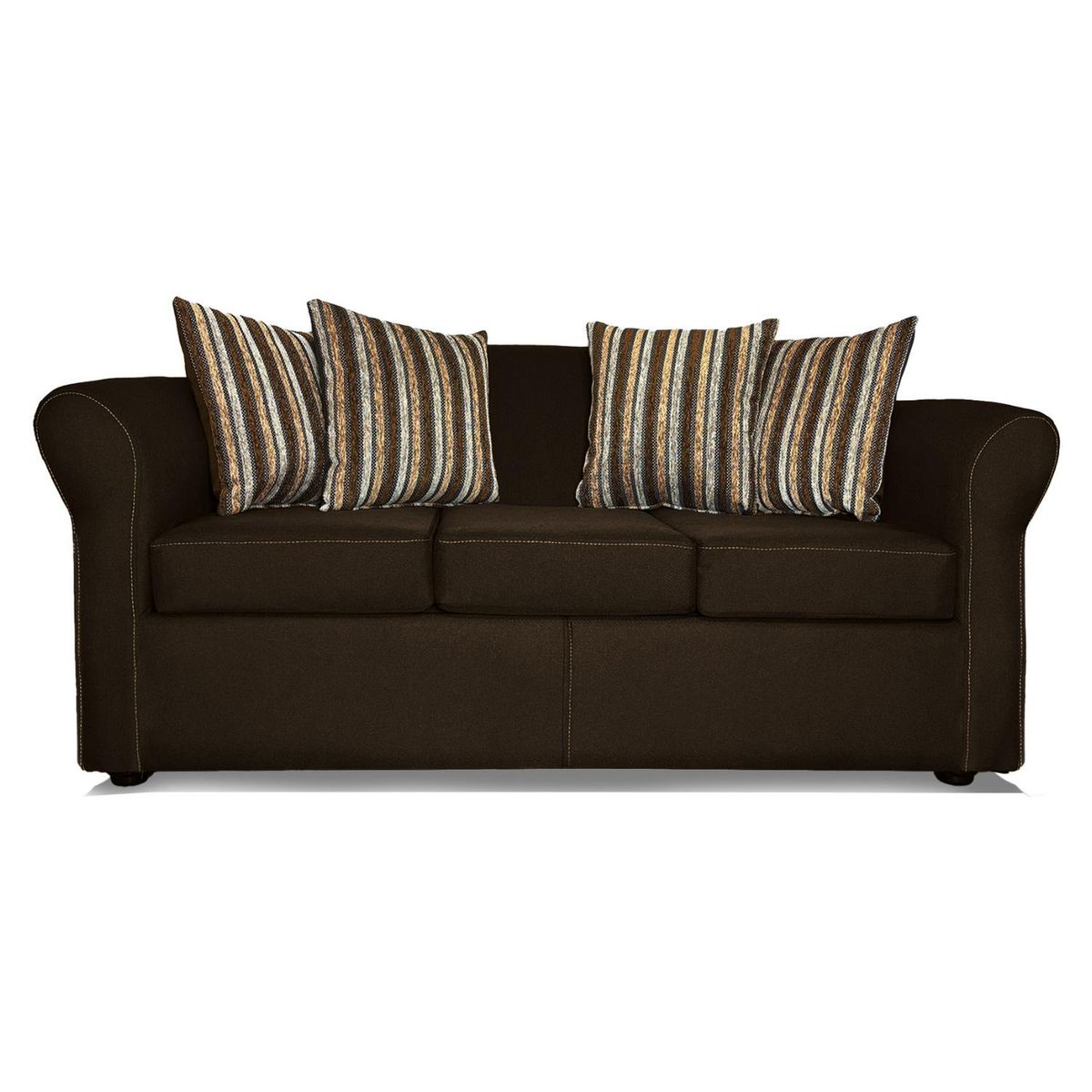 COMERCIALIZADORA ELEGANT DETAIL - Sofa 3 Cuerpos Marcus Café Comercializadora Elegant Detail