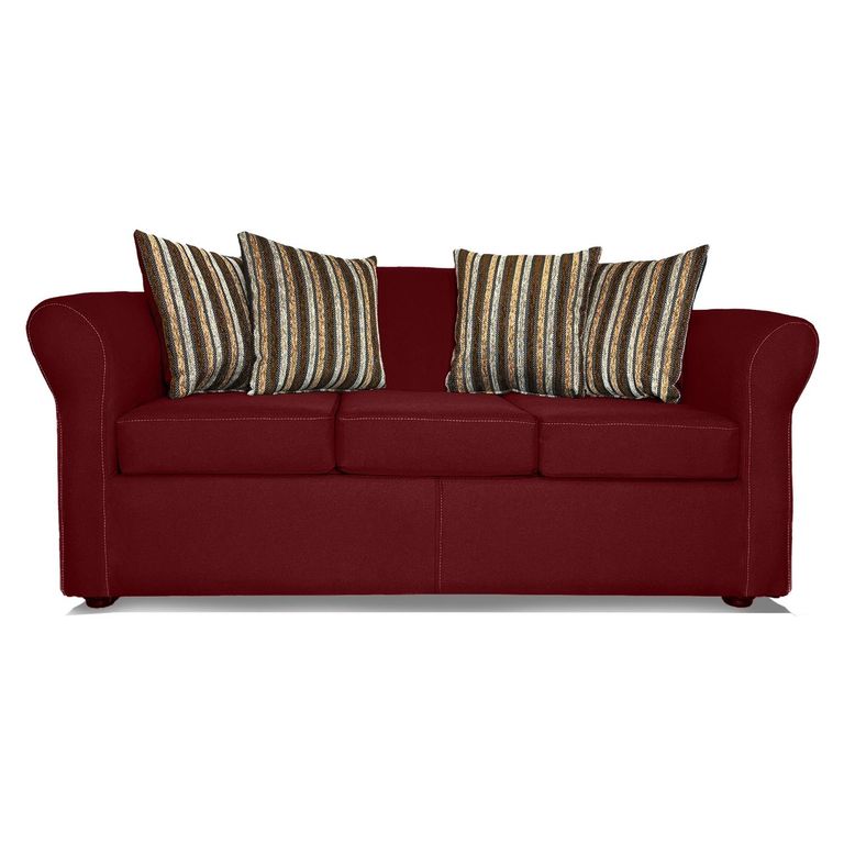 COMERCIALIZADORA ELEGANT DETAIL Sofa 3 Cuerpos Marcus Rojo
