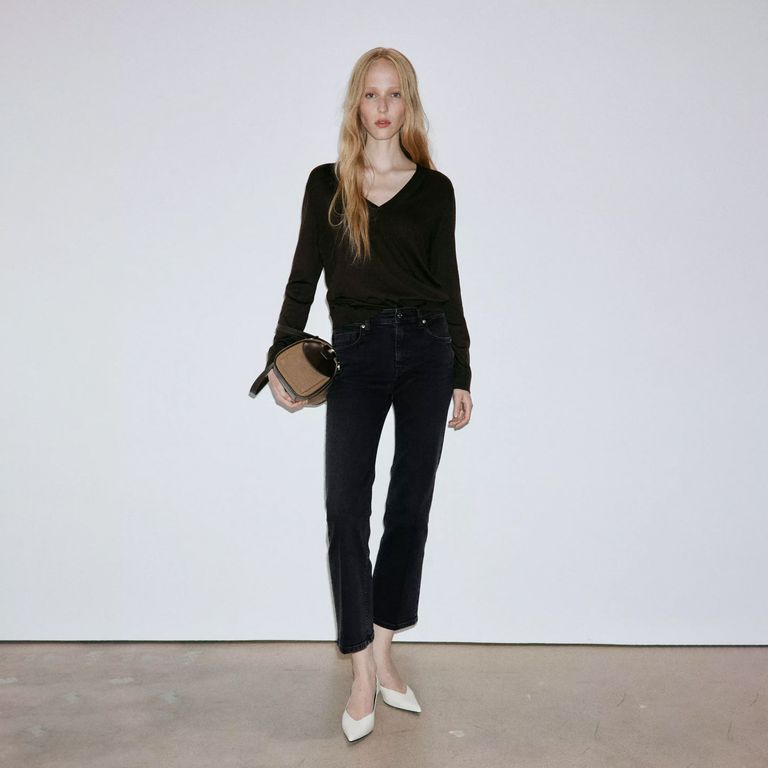 Jeans Sienna Flare Crop Mujer