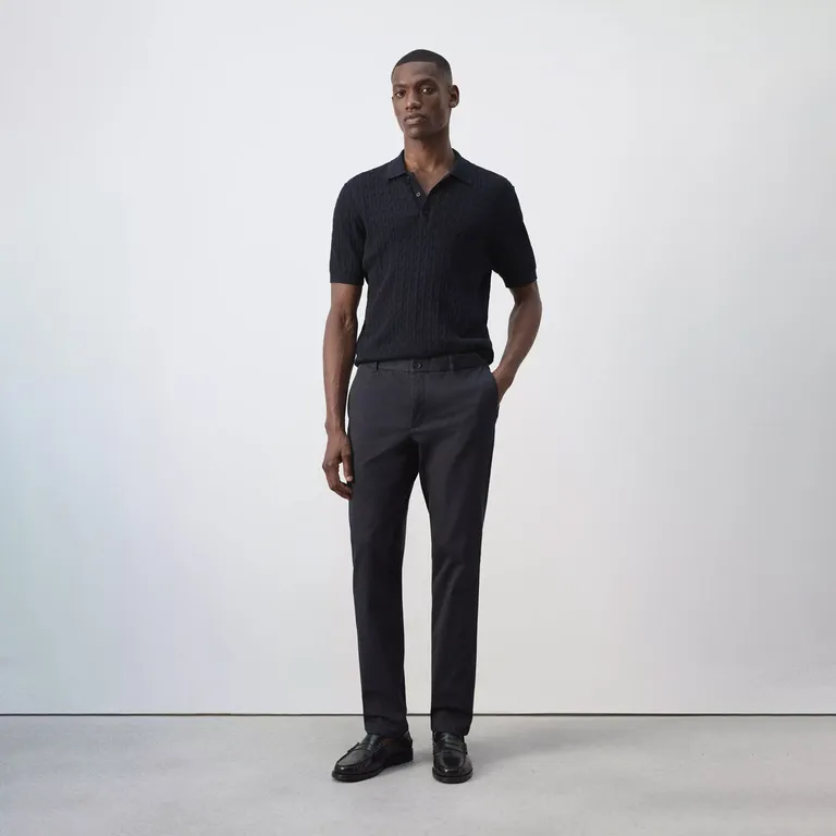 Pantalón Barna Slim Fit Chino Sarga Hombre