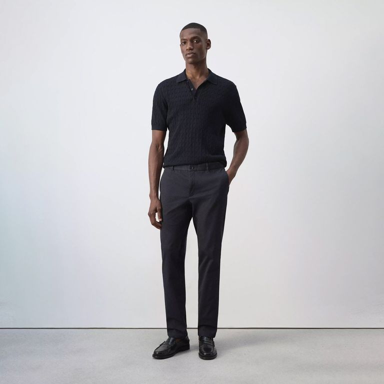 Pantalón Barna Slim Fit Chino Sarga Hombre