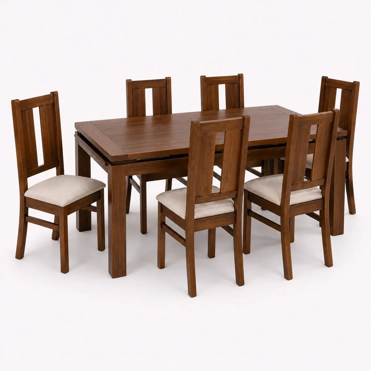 DAGON - Juego Comedor 6 Sillas Turin Café Dagon
