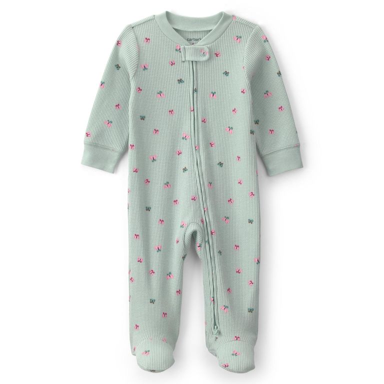 Pijama Algodón Térmico Bebé Niña Rn A 9 Meses