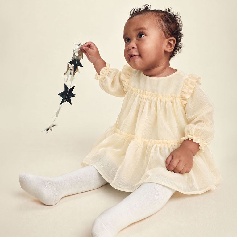 Vestido con Cubre Pañal Bebé Niña Carter´s
