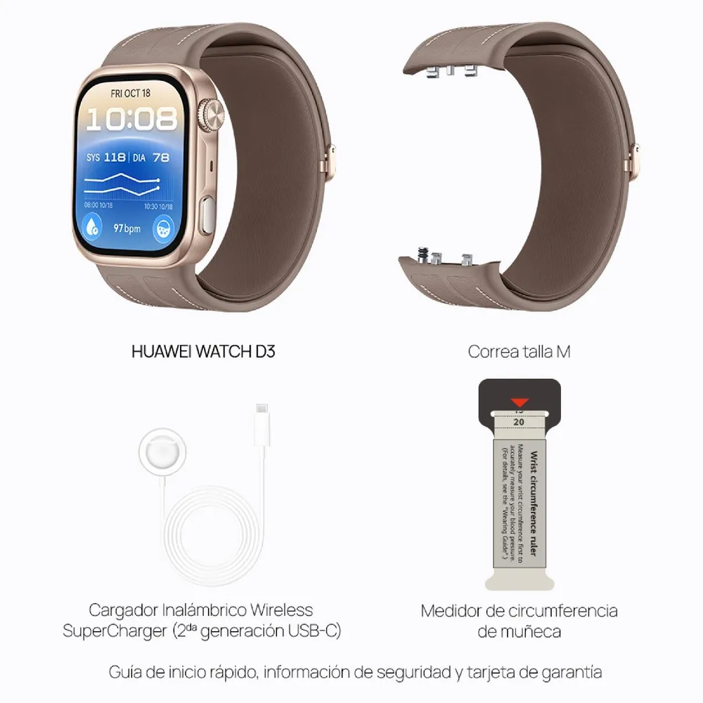 Huawei Watch D3 Mokka Gold, foto 11