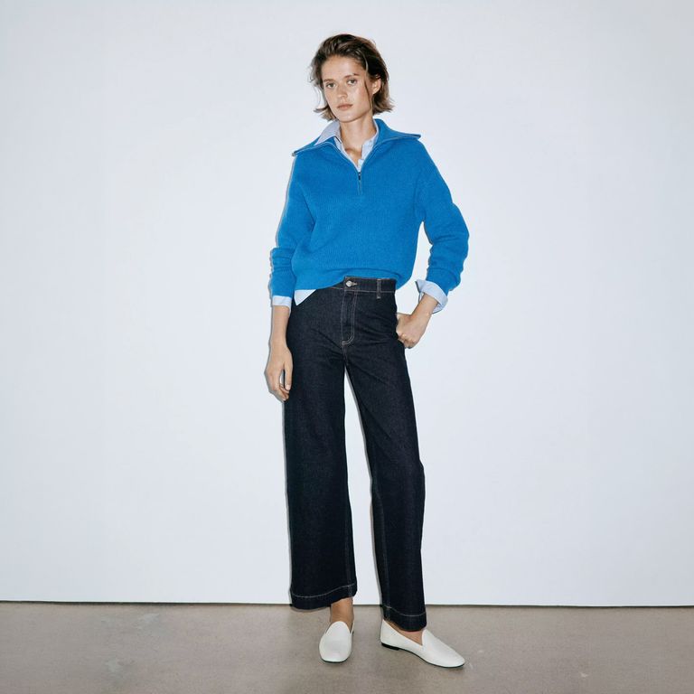 Jeans Catherin Culotte Tiro Alto Mujer