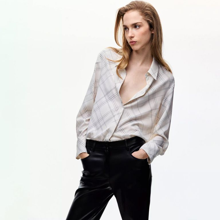 Blusa Recta Estampada Mujer