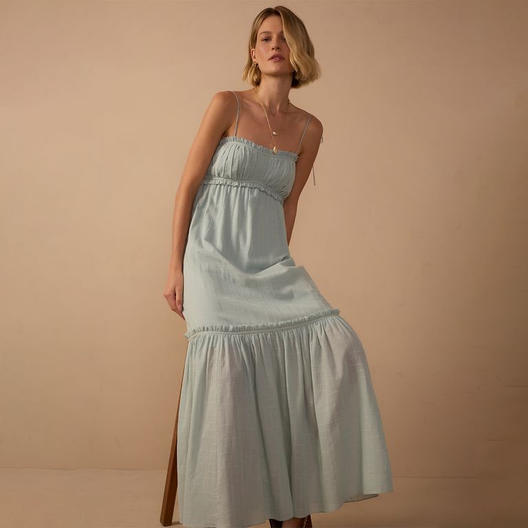Vestido Tirantes 100% Algodón Mujer