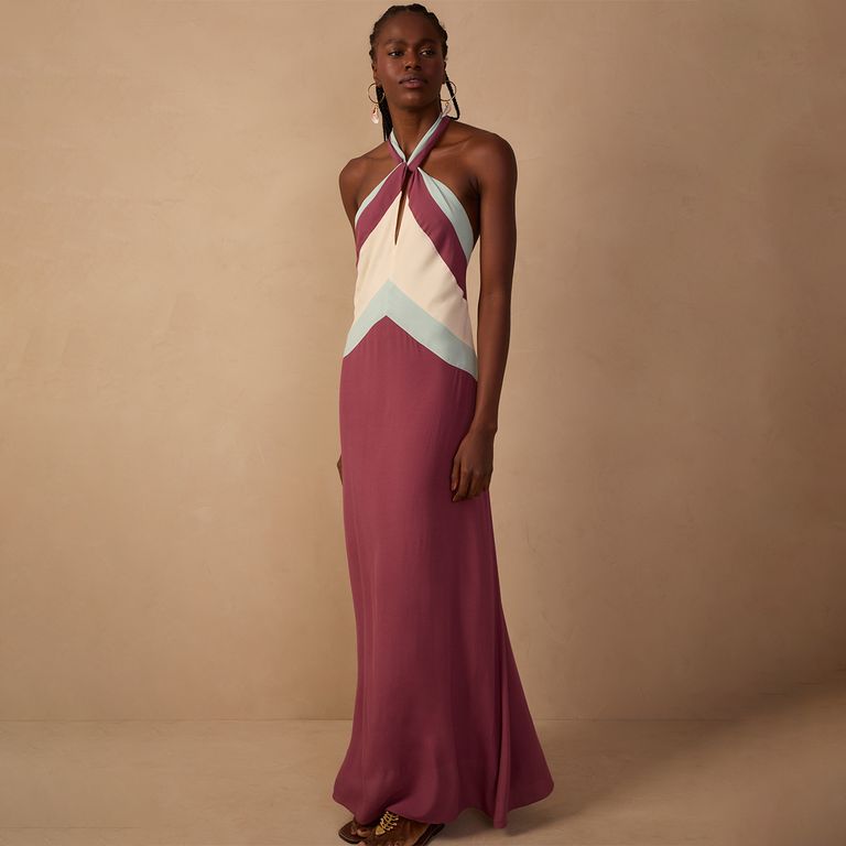 Vestido Halter Mujer