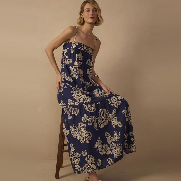 Vestido 100% Algodón Mujer