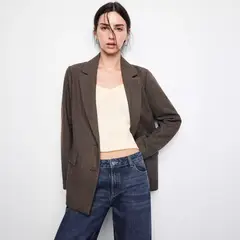 MANGO TEEN - Blazer Espiga Mezcla Lana Niña
