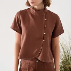 SAVIA - Blusa 100% Lino Mujer