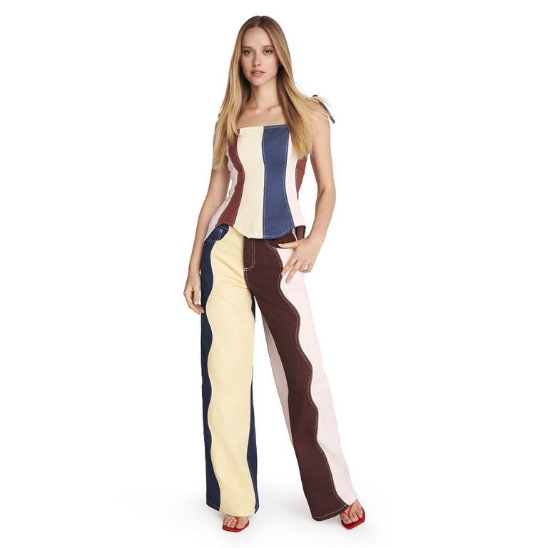 Blusa Caribe Rayas 100% Algodón Mujer