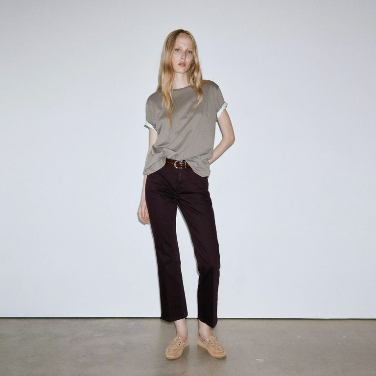 Jeans Sienna Flare Crop Mujer