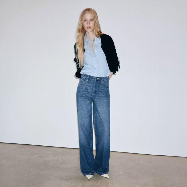 Jeans Danila Wide Leg Tiro Alto Mujer