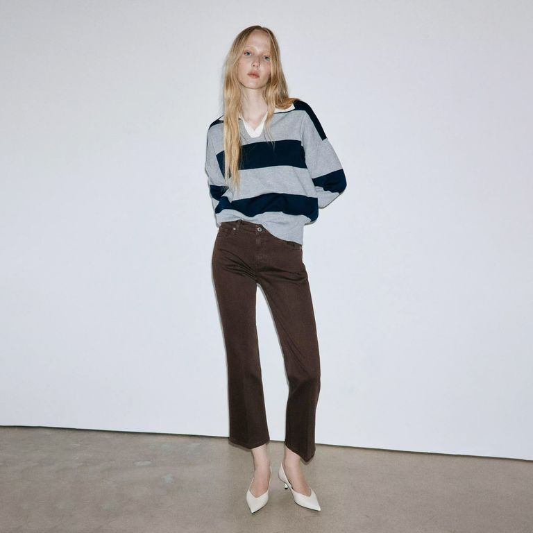 Jeans Sienna Flare Crop Mujer