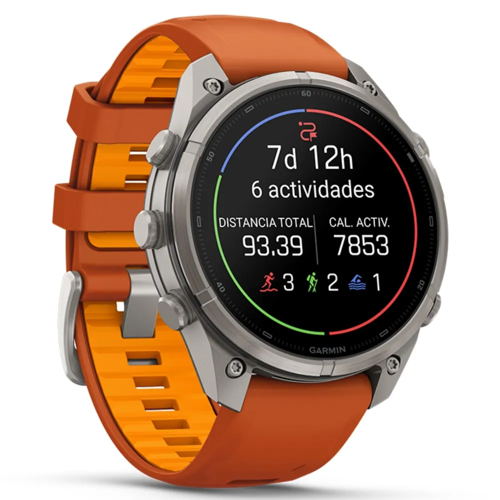 Smartwatch Fenix 9 Pro 47Mm Amoled Titanio - Naranjo, foto 3