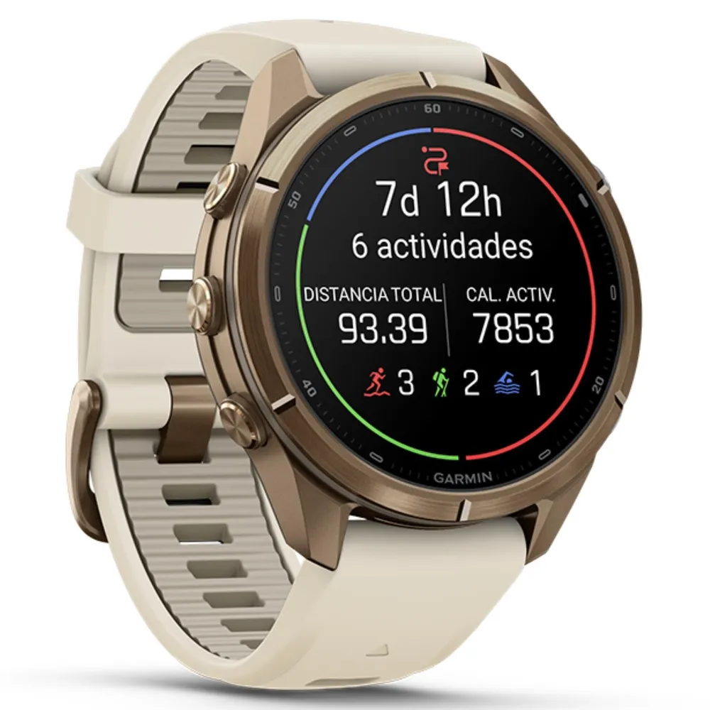 Smartwatch Fenix 9 Pro 43Mm Amoled Titanio Dorado Crema, foto 2