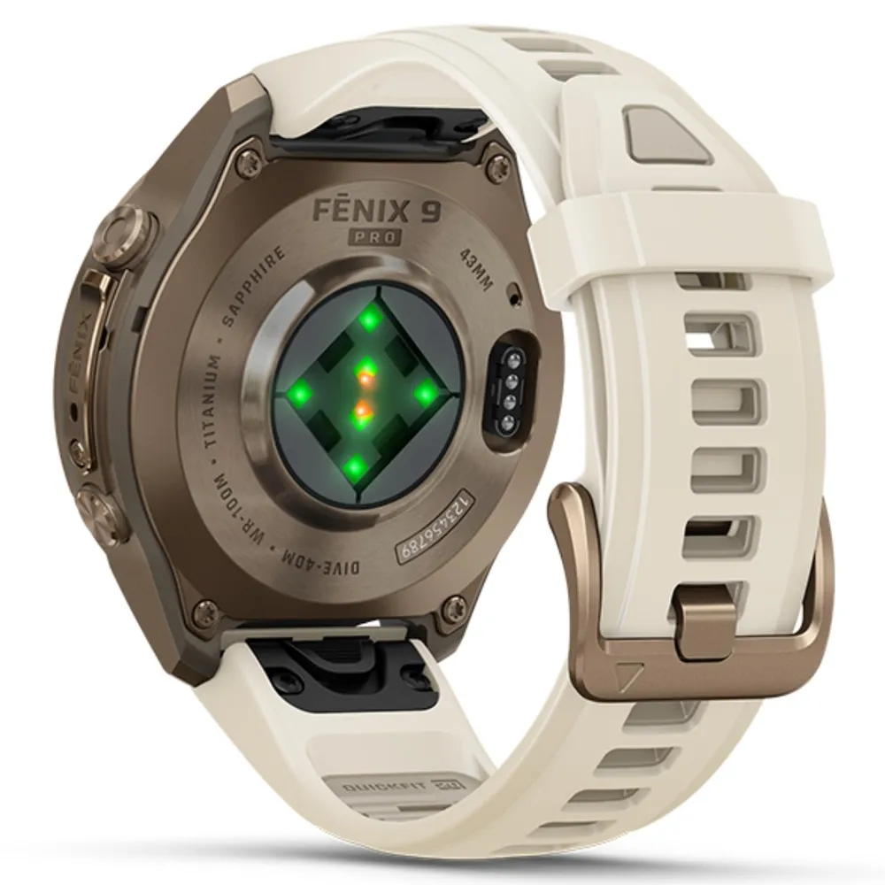 Smartwatch Fenix 9 Pro 43Mm Amoled Titanio Dorado Crema, foto 7