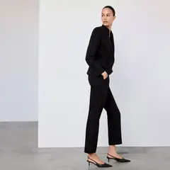 MANGO - Pantalón Recto Traje Mujer