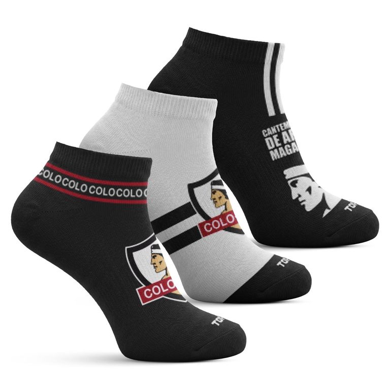 Pack De 3 Calcetines Colo Colo Hombre