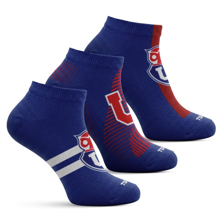 Pack De 3 Calcetines Universidad De Chile Hombre