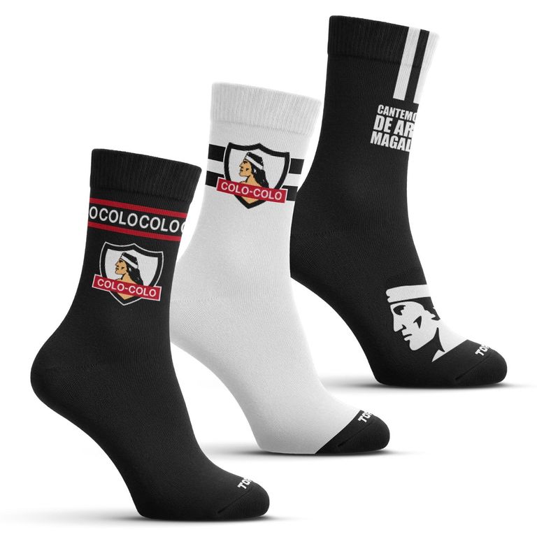 Pack De 3 Calcetines Colo Colo Hombre