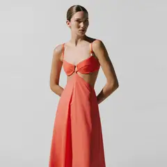 BAOBAB - Vestido Kalina Cut Out Algodón Mujer