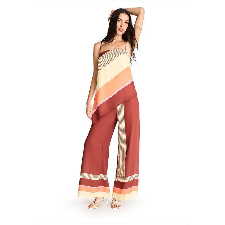 Blusa Noa Rayas Asimétrica Mujer