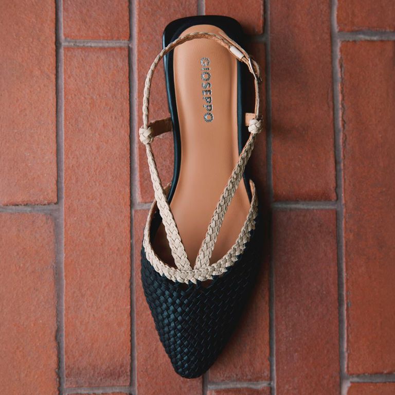 Zapato Casual Mujer Cuero Negro