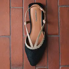 GIOSEPPO - Zapato Casual Mujer Cuero Negro