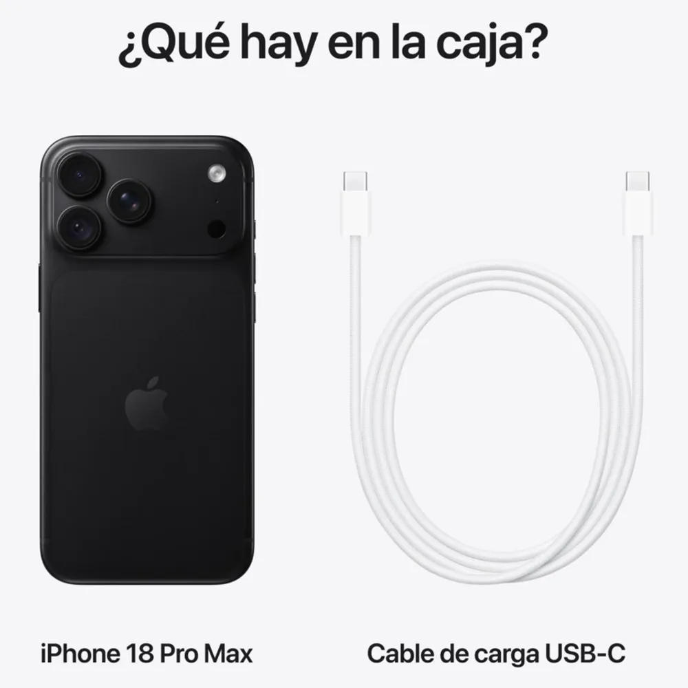 IPhone 18 Pro Max - Negro / 512 GB, foto 10