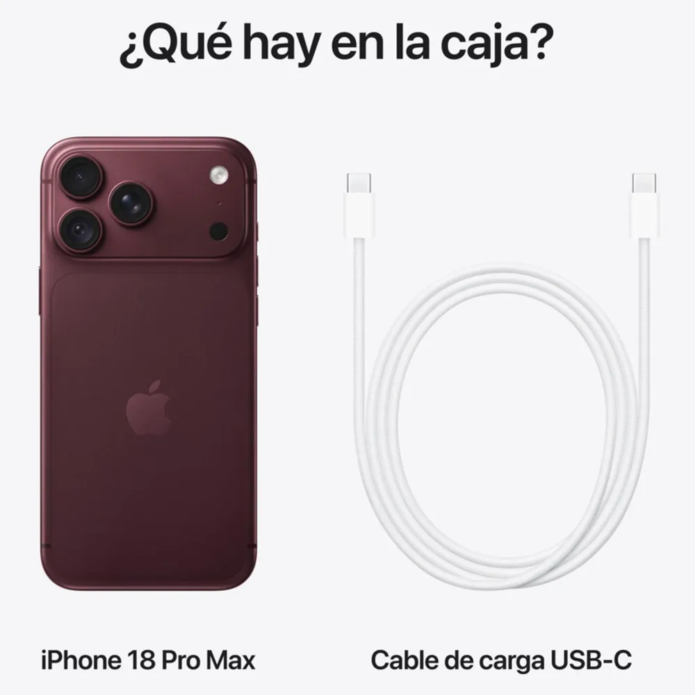 IPhone 18 Pro Max - Borgoña / 512 GB, foto 10