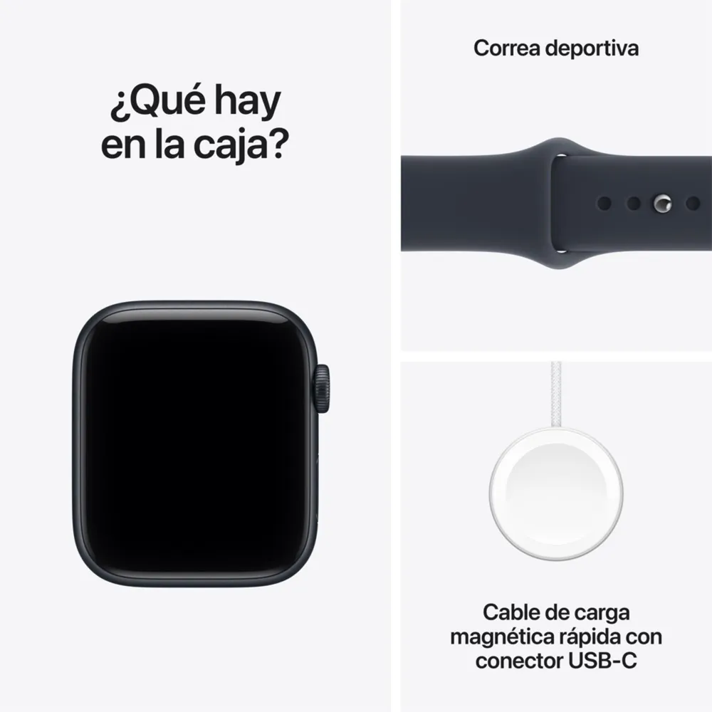 Apple Watch SE 3 44mm GPS Medianoche, foto 8