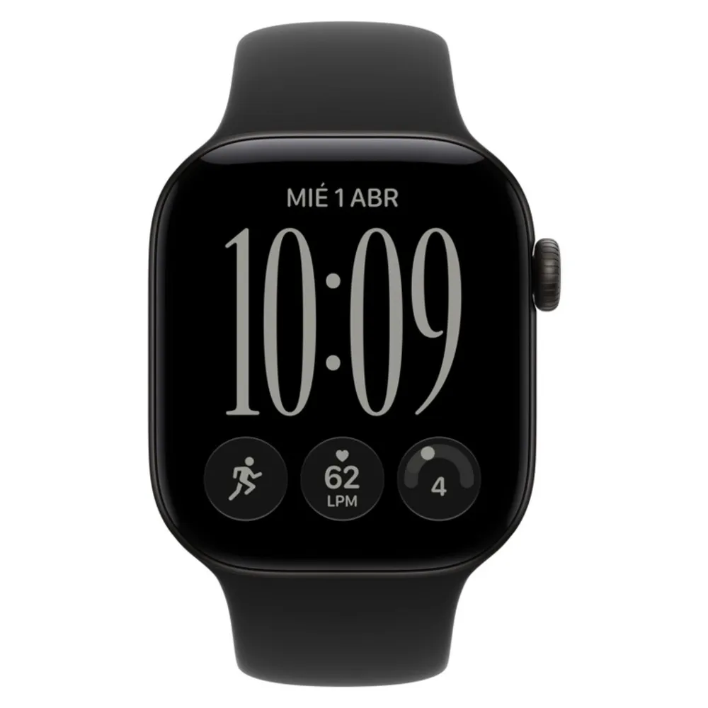 Watch Series 12 GPS • Caja de aluminio de 42 mm • Correa deportiva - Negro / S/M, foto 2