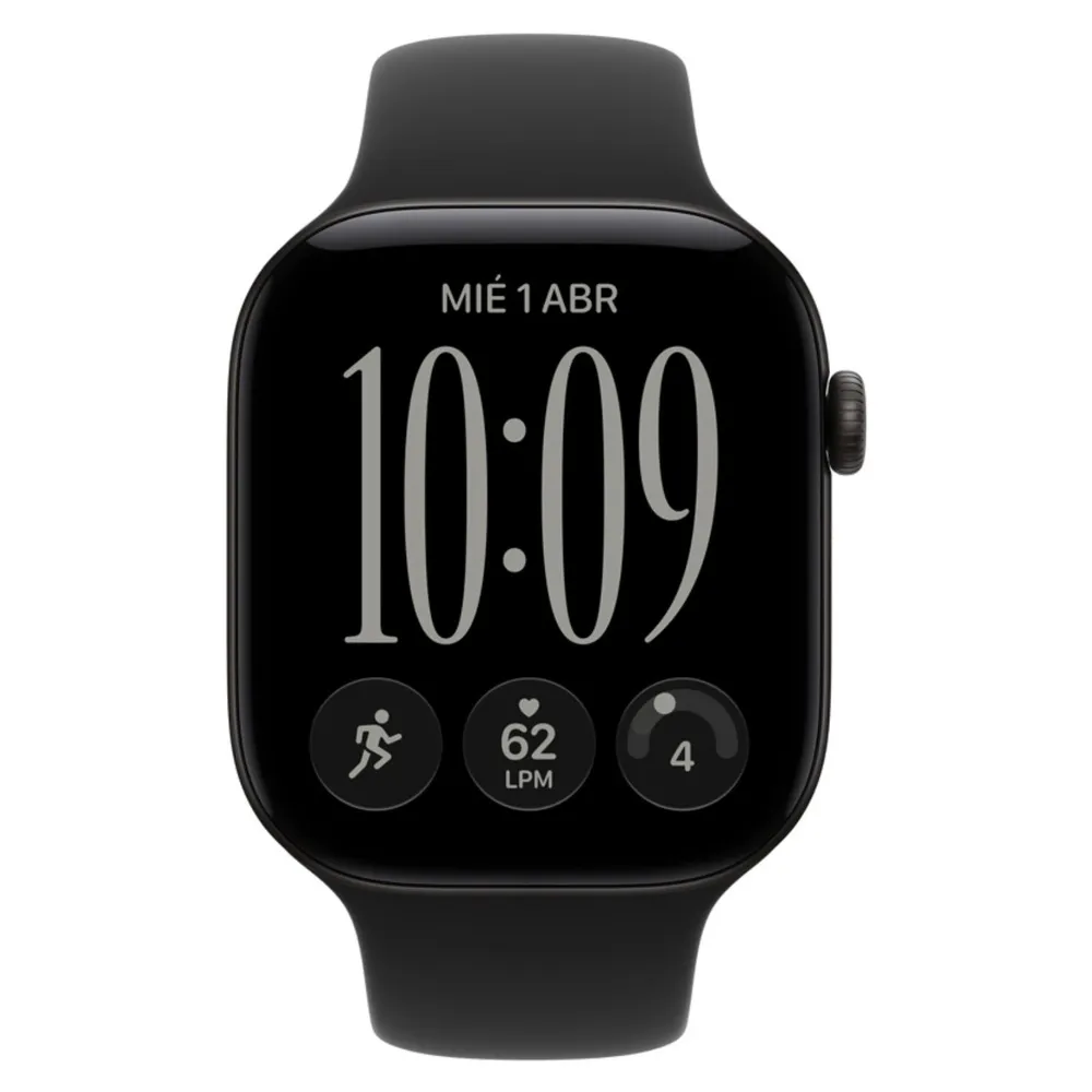 Watch Series 12 GPS • Caja de aluminio de 46 mm • Correa deportiva - Negro / S/M, foto 2