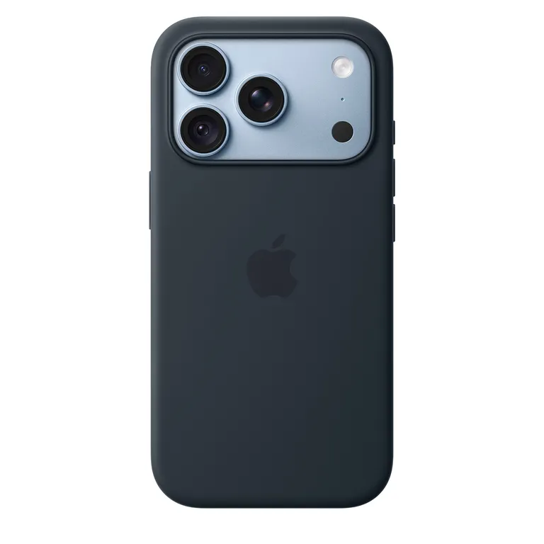 Carcasa de Silicón con MagSafe para iPhone 18 Pro Si Case Azul