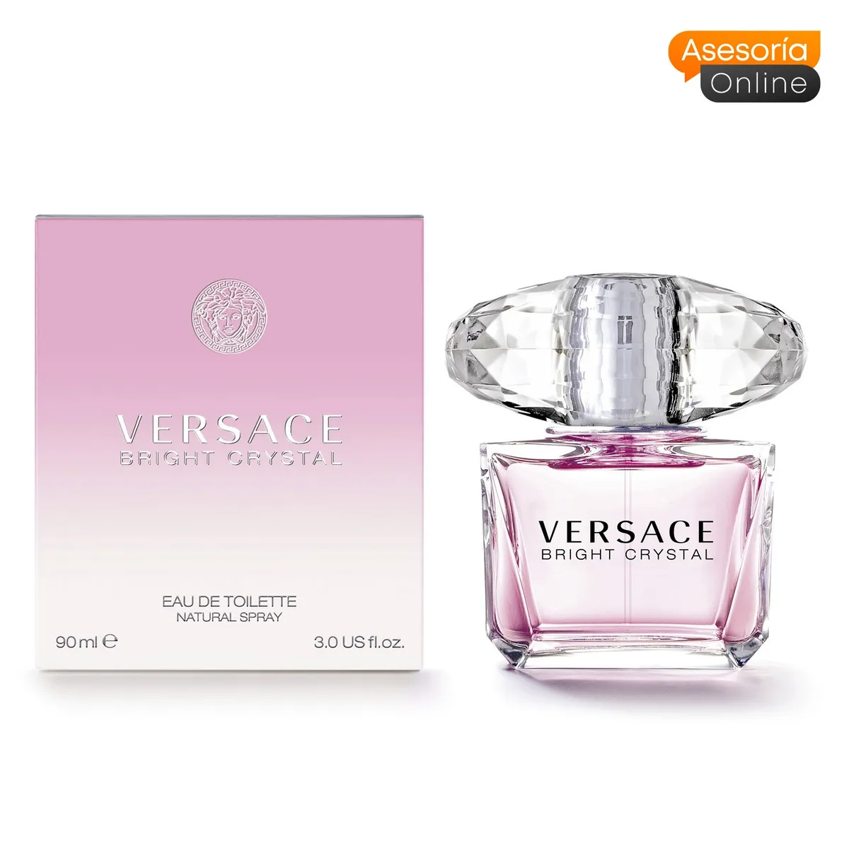 VERSACE - Perfume Mujer Bright Crystal EDT 90 ml Versace