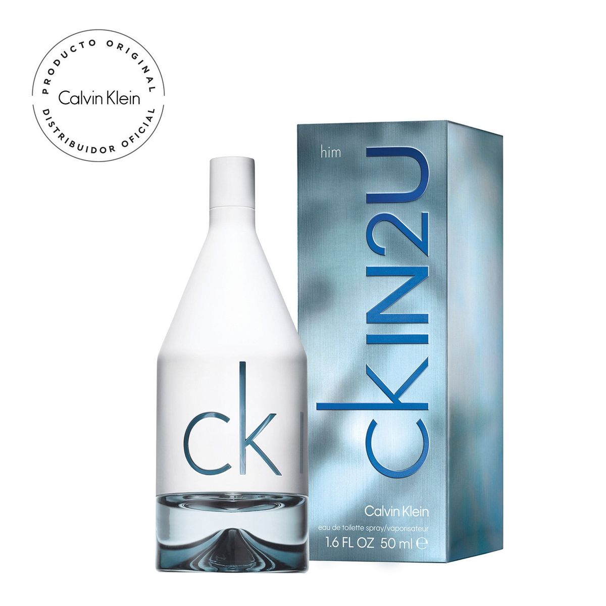 CALVIN KLEIN - Perfume Hombre CK IN2U Eau de Toilette 50 Ml
