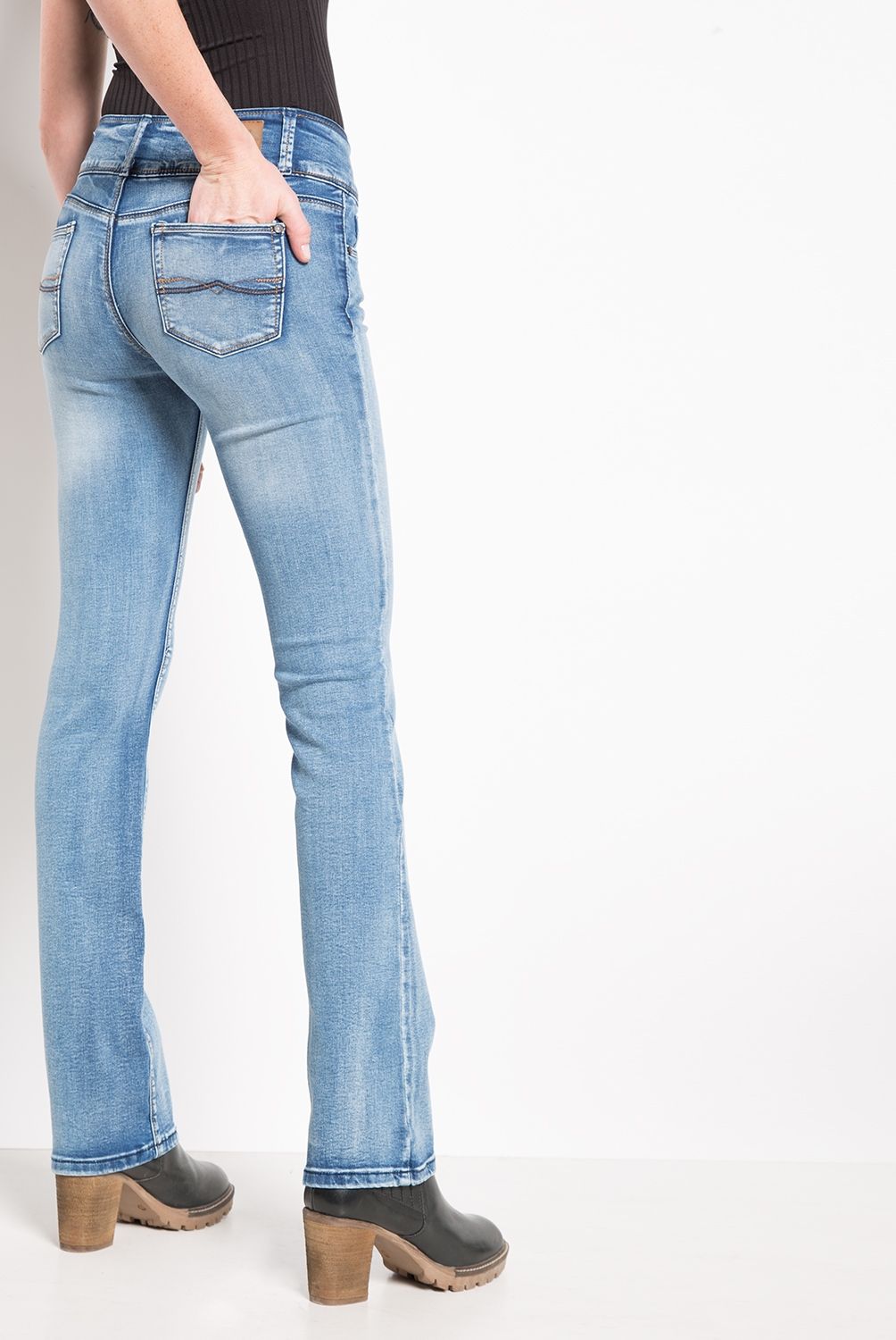 EFESIS - Jeans Mujer Slouchy Tiro Medio Algodón Efesis