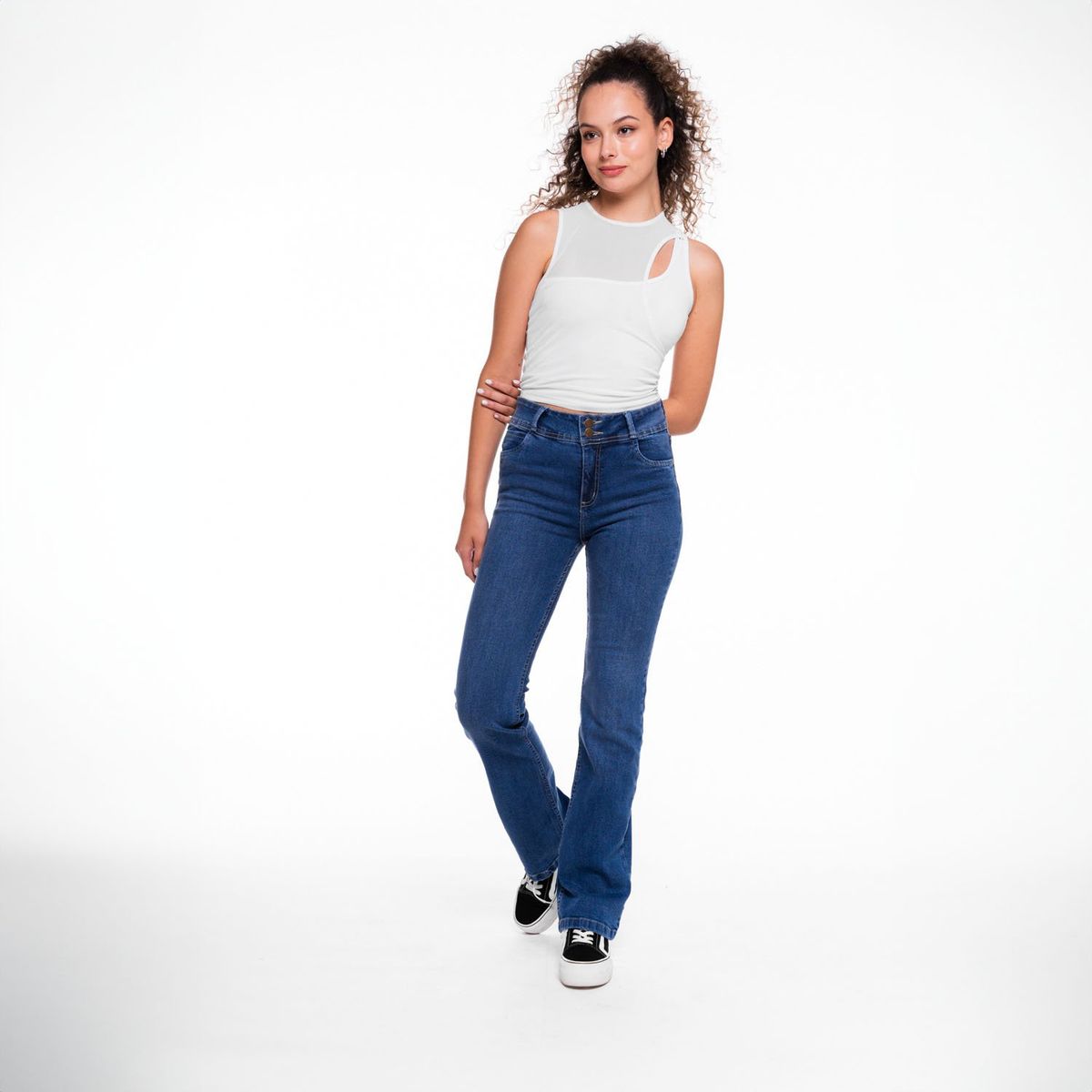 EFESIS - Jeans Skinny Pretina Ancha Mujer Efesis