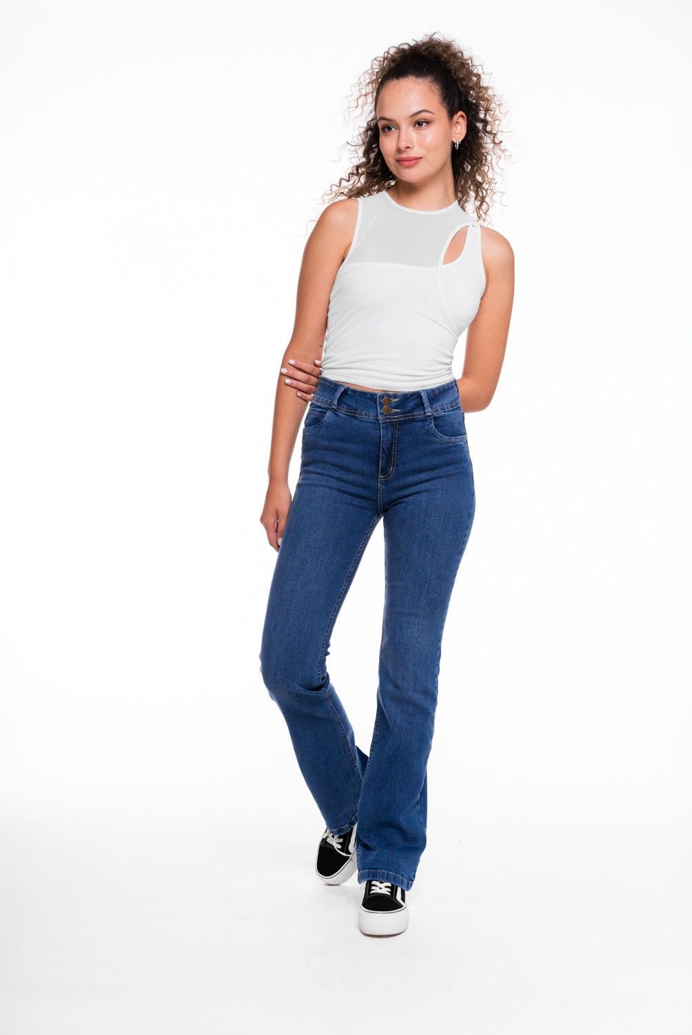 EFESIS - Jeans Skinny Pretina Ancha Mujer Efesis