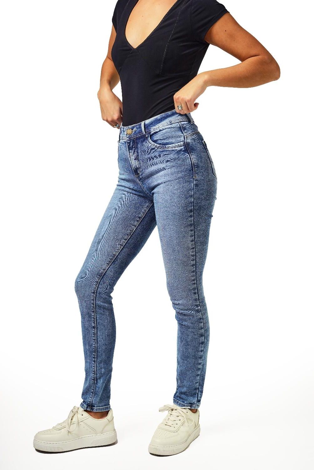 EFESIS - Jeans Skinny Tiro Medio Mujer Efesis
