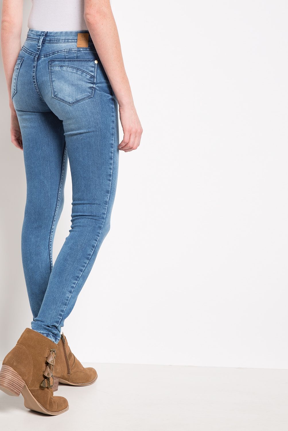EFESIS - Jeans Skinny Tiro Medio Mujer Efesis